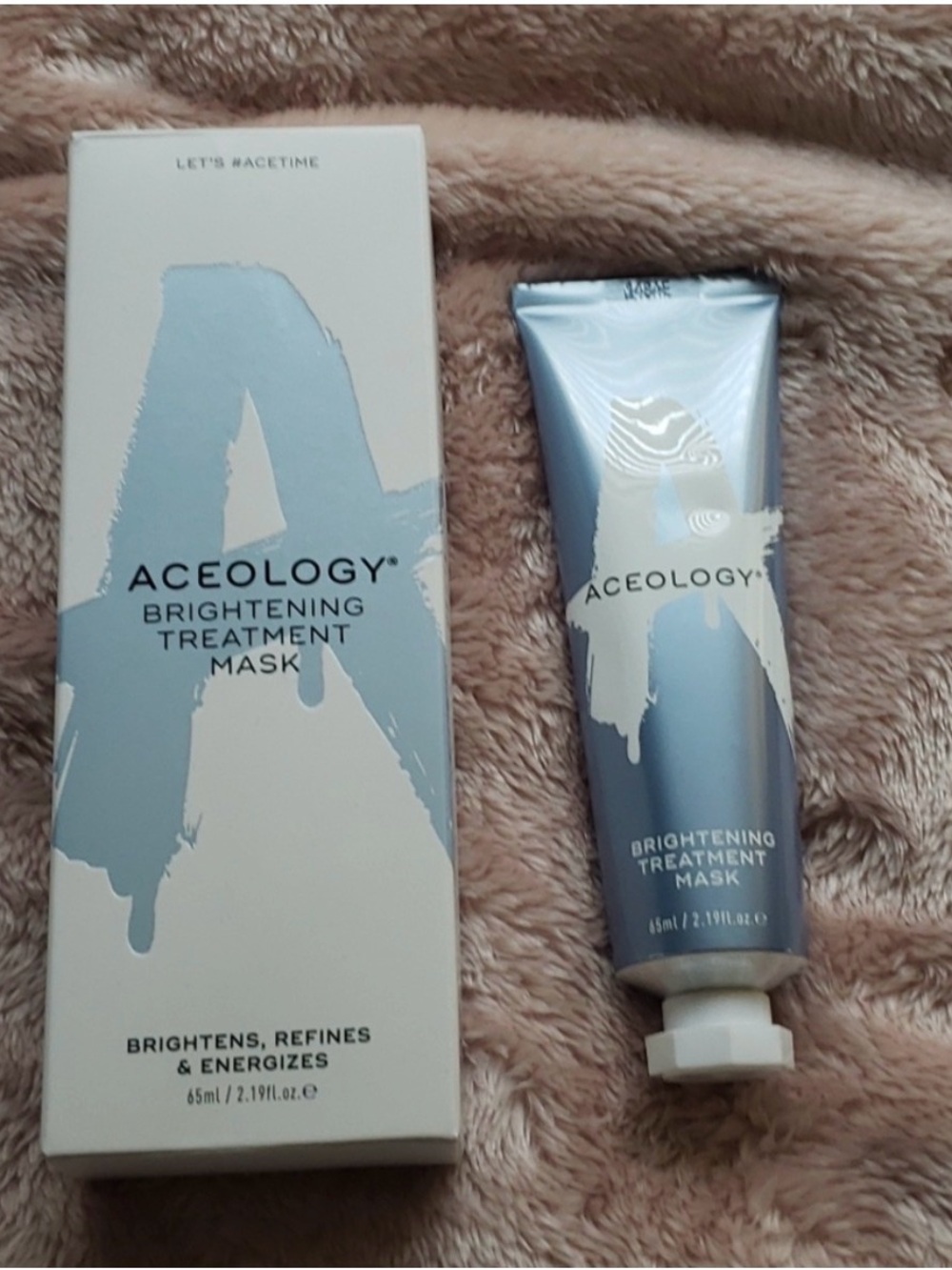 NWT Aceology Brightening Treatment Mask 65ml, Full Size